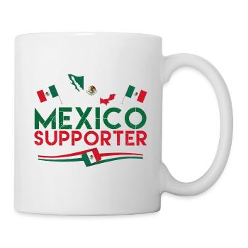 fan of Mexico supporter. Supporter of Mexico. - Mug - white - Right
