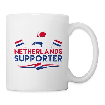 fan de Netherland supporter. Supporter de pays-bas - Mug blanc - blanc - Droite