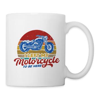 Chopper Motorcycle Biker Biker Gift - Mug - white - Right