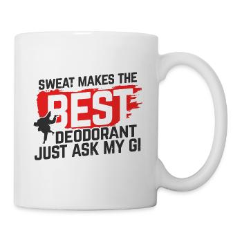 BJJ Jiu Jitsu - Tasse - Weiß - Rechts