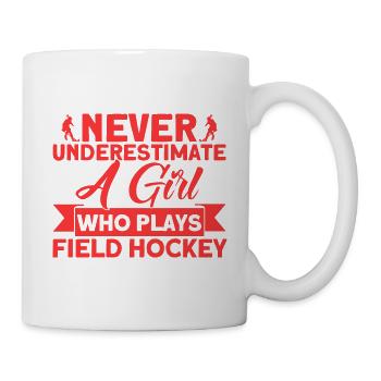 Field hockey game indoor field hockey team sports - Mug - white - Right