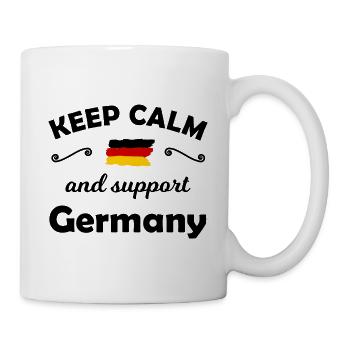 Les supporters allemands - Mug blanc - blanc - Droite