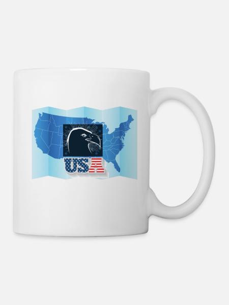 USA, American Eagle - Tasse - Weiß