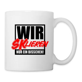 Eskalieren SKlation sklation | Farben änderbar - Tasse - Weiß - Rechts
