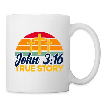 Jesus God Christian Bible Verse Gift - Mug - white - Right