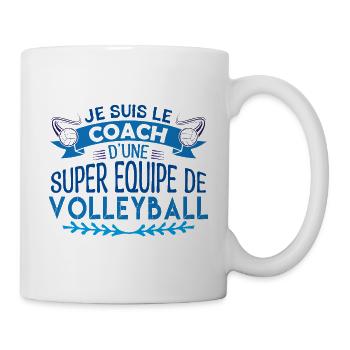 Coach Volleyball | Cadeau coach Volleyball coach - Mug blanc - blanc - Droite