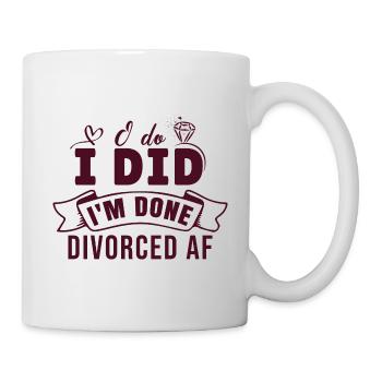I'm Done Divorce - Mug - white - Right