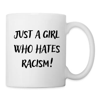 Fck Nzs Gegen Rassismus Geschenk - Tasse - Weiß - Rechts