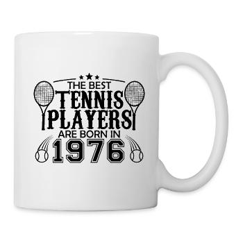 1976 tennis joueur cadeau joueur de tennis 1976 - Mug blanc - blanc - Droite