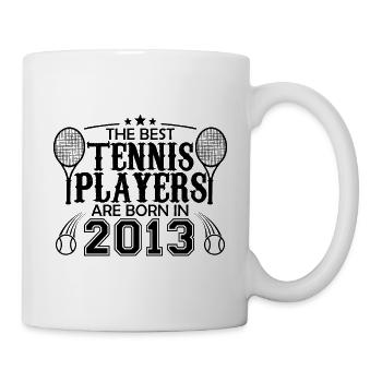 2013 tennis joueur cadeau joueur de tennis 2013 - Mug blanc - blanc - Droite