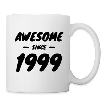 1999 vintage Awesome Since 1999 Gift idea - Mug - white - Right