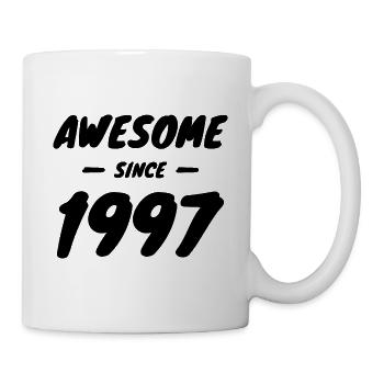 1997 vintage Awesome Since 1997 Gift idea - Mug - white - Right