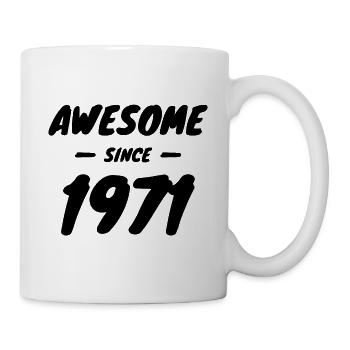 Millésime 1971 Génial depuis 1971 Idée cadeau - Mug blanc - blanc - Droite