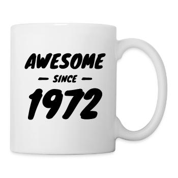 Millésime 1972 Idée cadeau géniale depuis 1972 - Mug blanc - blanc - Droite