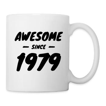 1979 vintage Awesome Since 1979 Gift idea - Mug - white - Right