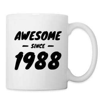 Millésime 1988 Idée cadeau géniale depuis 1988 - Mug blanc - blanc - Droite