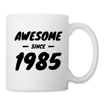 1985 vintage Awesome Since 1985 Gift idea - Mug - white - Right