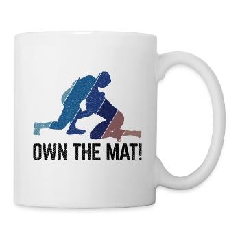 Grappling Martial Arts Wrestling - Tasse - Weiß - Rechts