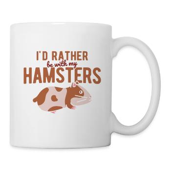 Nagetier Hamster - Tasse - Weiß - Rechts