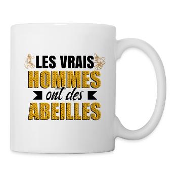 Homme | Abeille | Apicole | Apiculture - Mug blanc - blanc - Droite