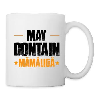 Peut contenir Mamaliga - Mug blanc - blanc - Droite