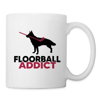 Floorball floorball unihoc « Floorball-addict » - Mug blanc - blanc - Droite