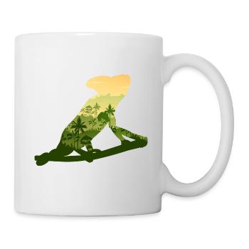 Chamäleon - Tasse - Weiß - Rechts