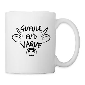 tee shirt humoristique chti gueule eu'd vaque - Mug blanc - blanc - Droite