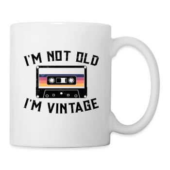 80s 90s Music Cassette Mixtape Funny - Mug blanc - blanc - Droite