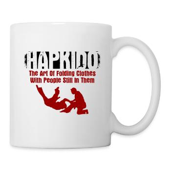 Koreanischer Kampfsport Hapkido - Tasse - Weiß - Rechts