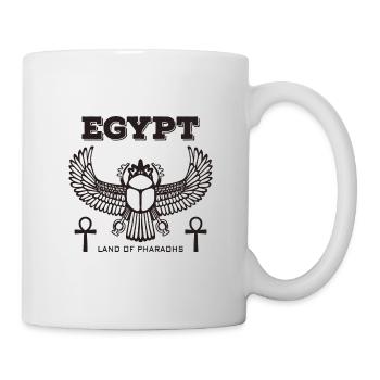 Ägypten Egypt Land of Pharaohs Geschenk - Tasse - Weiß - Rechts