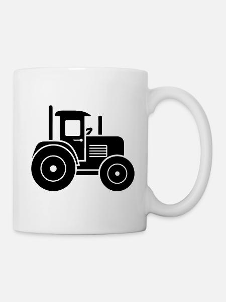 Traktor - Tasse - Weiß