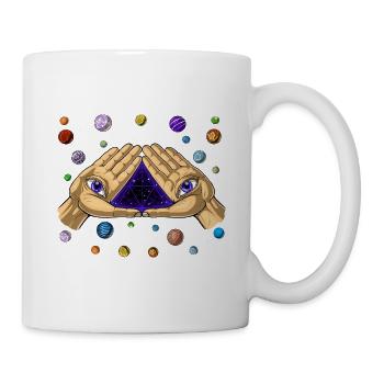 Géométrie sacrée Illuminati - Mug blanc - blanc - Droite