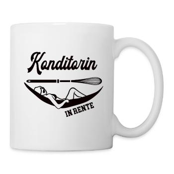 Konditorin Rente Rentnerin Patissiere Konditorei - Tasse - Weiß - Rechts