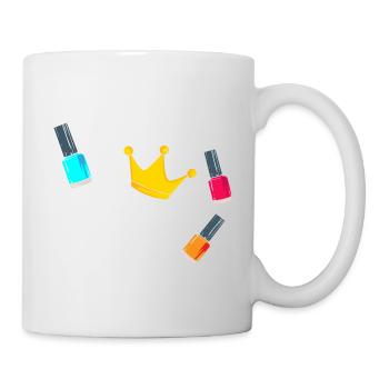 Mani Pedi Queen Nageltechniker - Tasse - Weiß - Rechts