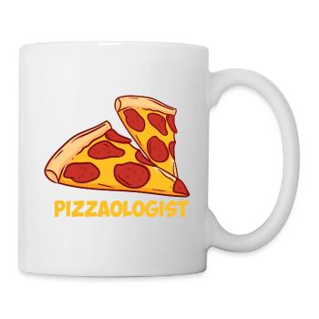 Pizzabäcker - Tasse - Weiß - Rechts