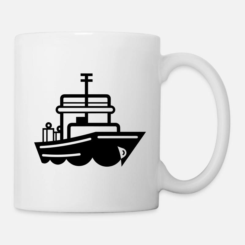 Bateau - Mug blanc - blanc