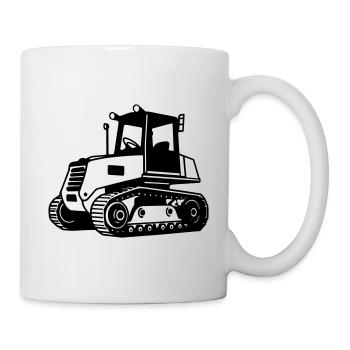bulldozer - Mug - white - Right