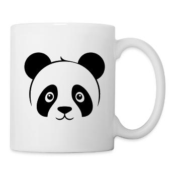 Panda - Tasse - Weiß - Rechts