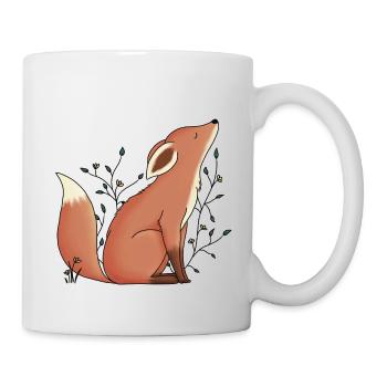 Renard Fredy - Mug blanc - blanc - Droite