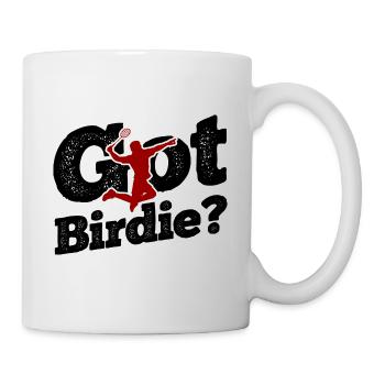 Badminton - Tasse - Weiß - Rechts