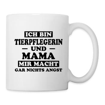 Tierpflegerin Spruch Lustig Tierpflegerin Geschenk - Tasse - Weiß - Rechts