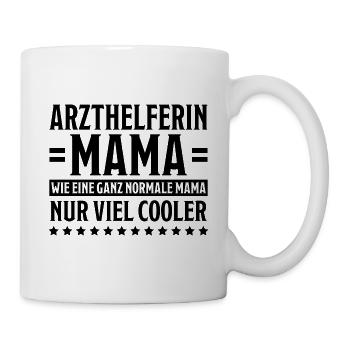 Arzthelferin Spruch Lustiges Arzthelferin Geschenk - Tasse - Weiß - Rechts