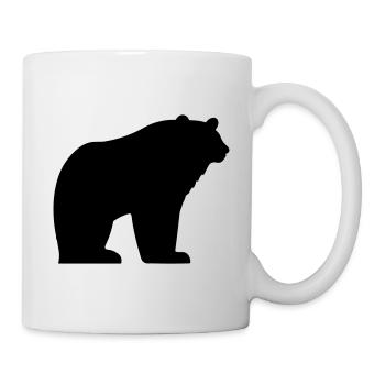 Bär - Tasse - Weiß - Rechts