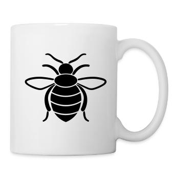 Biene - Tasse - Weiß - Rechts