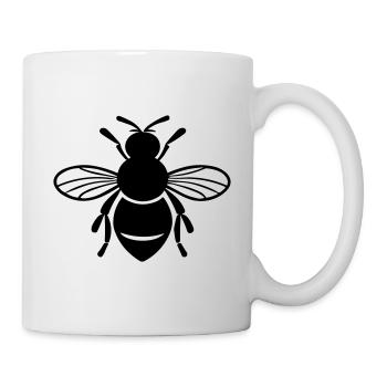 Biene - Tasse - Weiß - Rechts