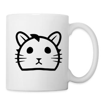 Hamster - Tasse - Weiß - Rechts