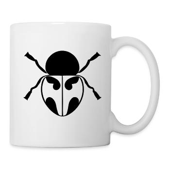 Marienkäfer - Tasse - Weiß - Rechts
