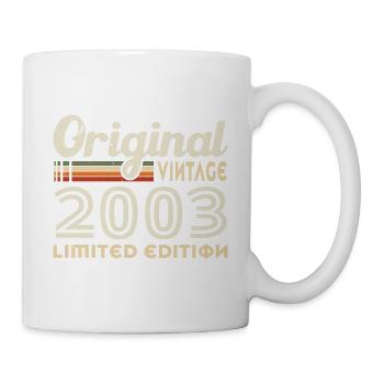 Original 2003 Vintage Geburtstagsgeschenk - Tasse - Weiß - Rechts
