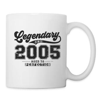 Légendaire depuis 2005 Cadeau d’anniversaire vintage - Mug blanc - blanc - Droite